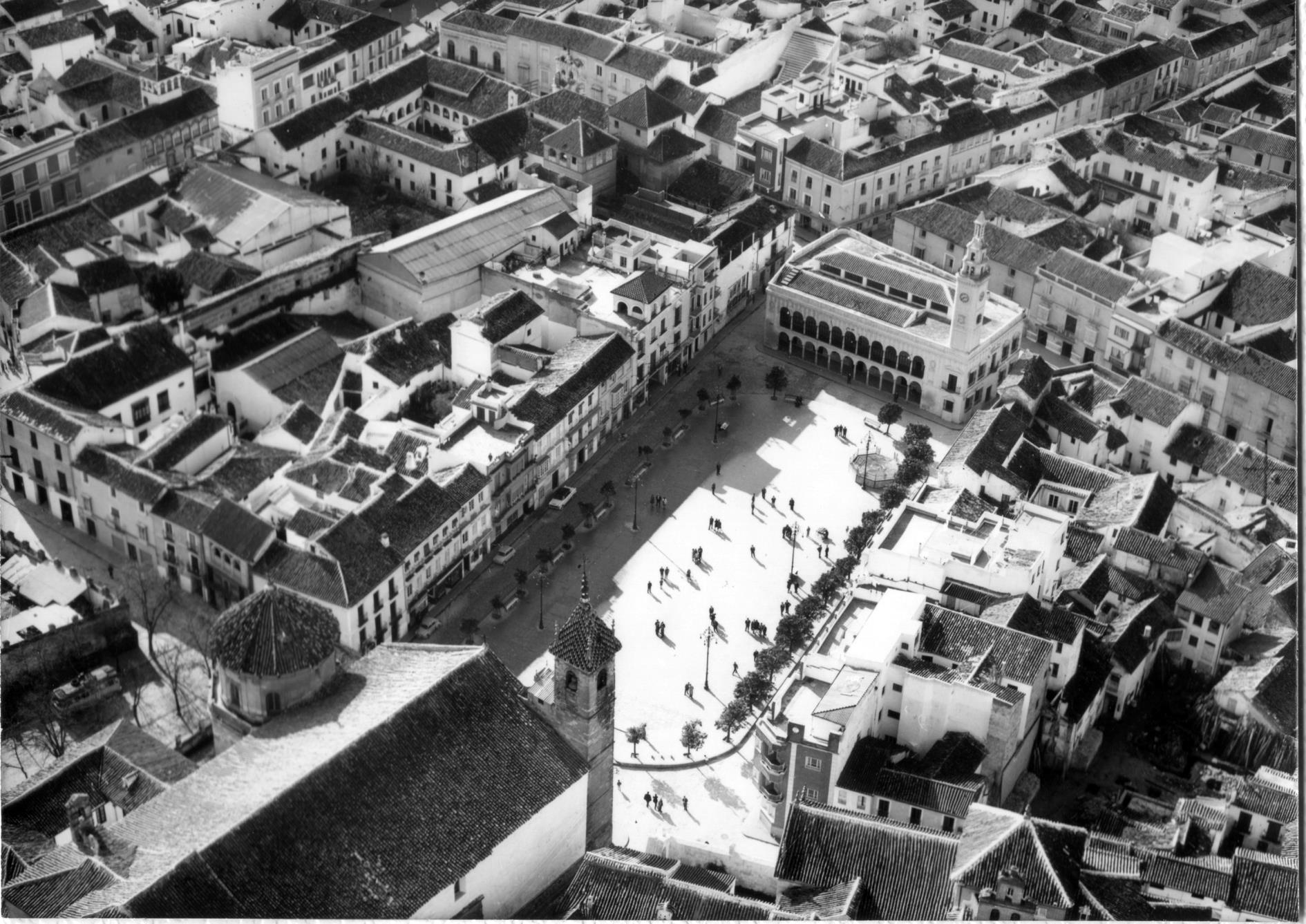 Vista aérea de Lucena 1965