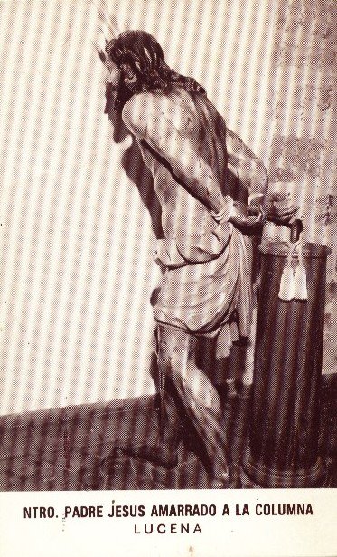 Jesús amarrado a la columna