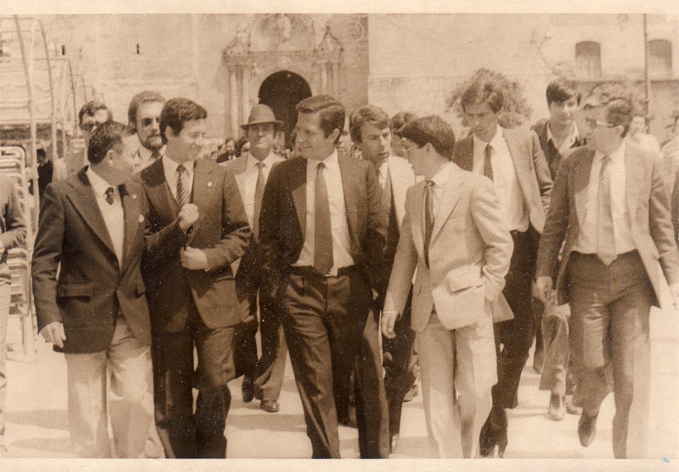 Visita Adolfo Suárez a Lucena