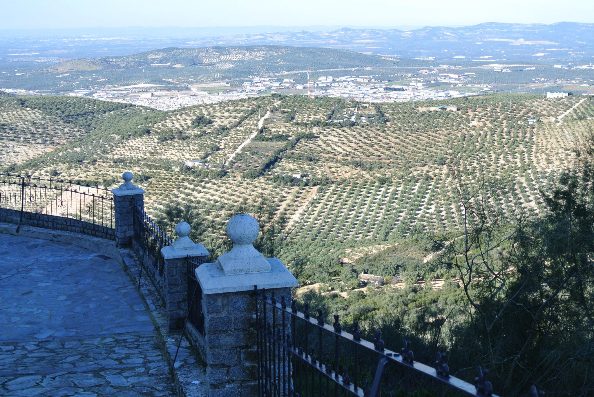Vista desde la cumbre de la Sierra de Aras