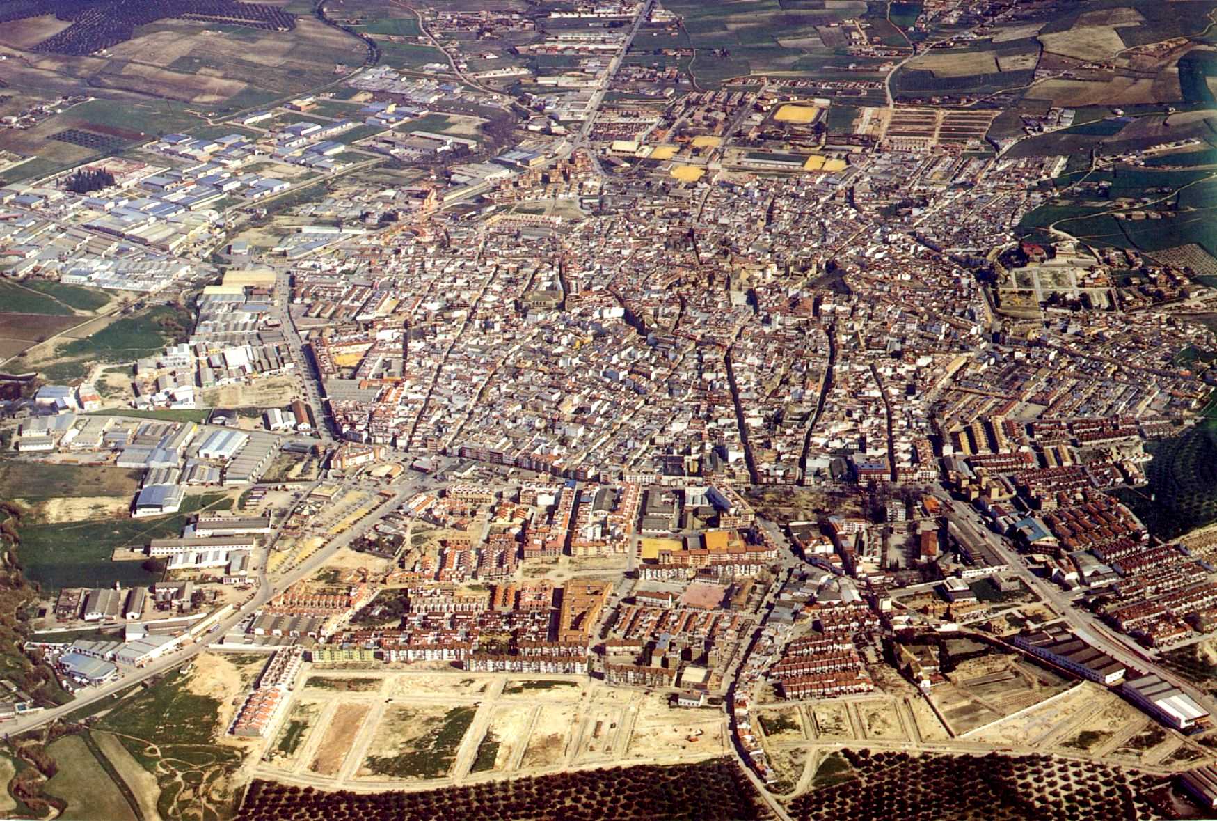 Vista aerea de Lucena