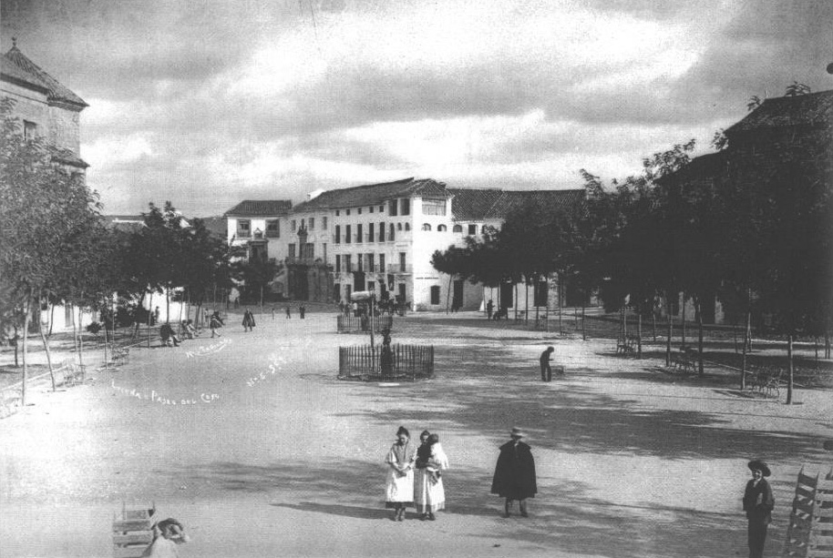El Coso, C/ Santa Catalina, Palacio Ducal y Palacio del Marqués de Campo 1895
