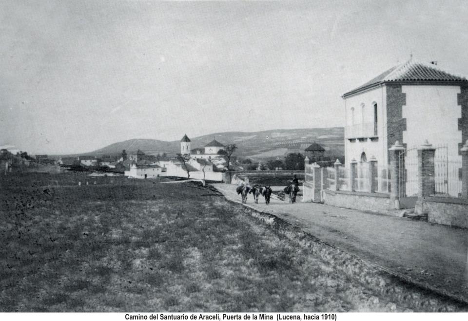 Puerta de la Mina, camino del Santuario 1910
