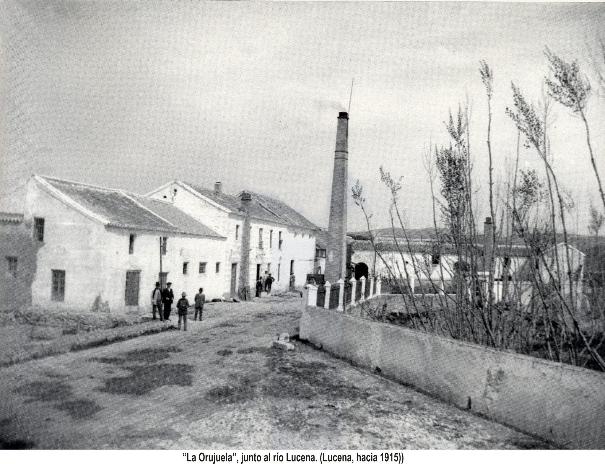 «La Orujuela» en la rivera del río Lucena. 1915