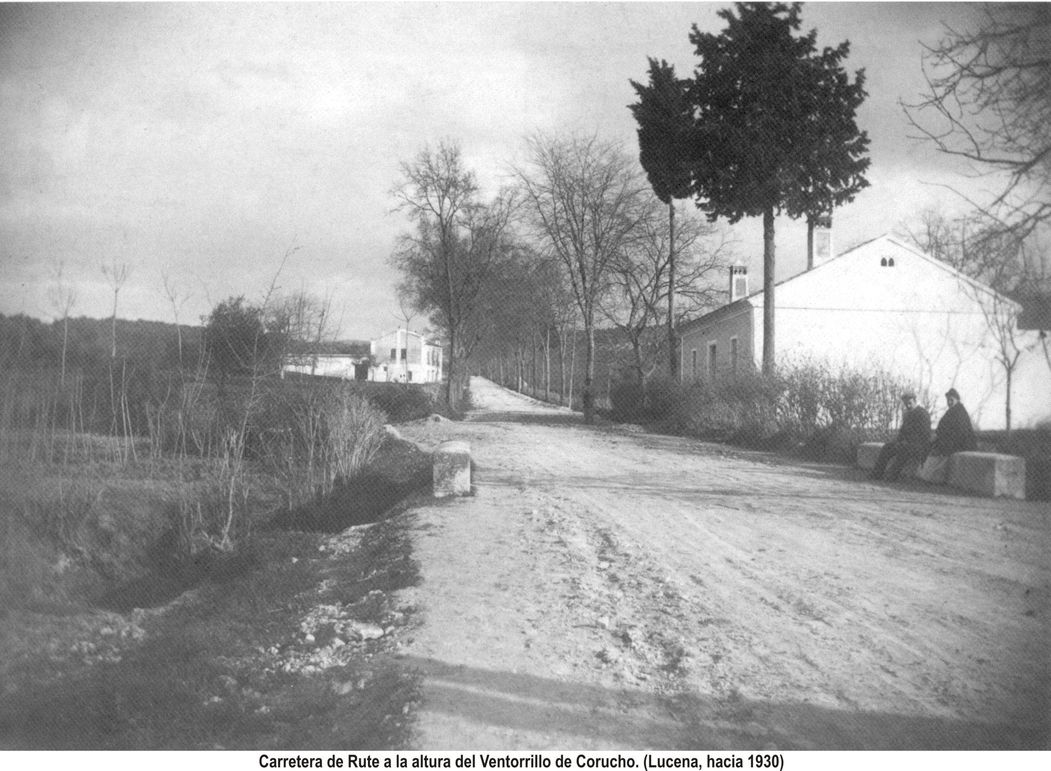 Carretera de Rute. Ventorrillo de Corucho 1930