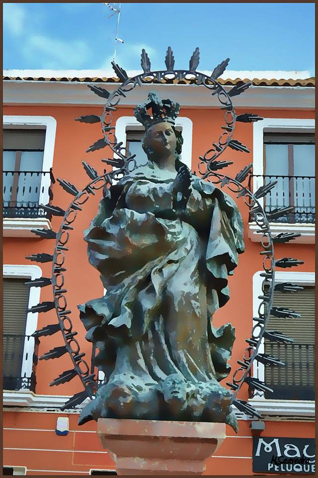 Pintografía: Plaza de San Agustin. Inmaculada Concepción