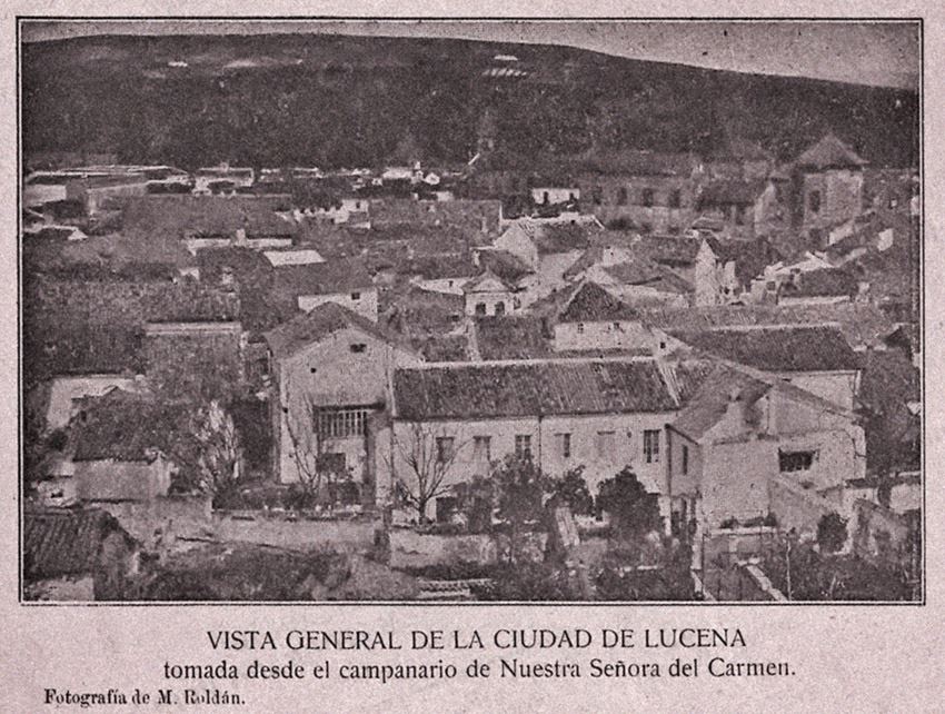 Lucena desde el Carmen 1913
