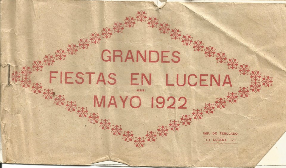 Programa de Fiestas 1922